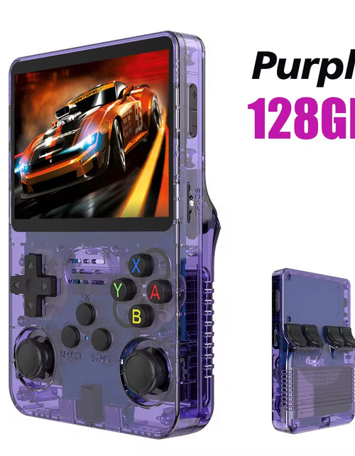 Load image into Gallery viewer, 128G R36S Retro Handheld Video Game Console Linux System 3.5 Inch IPS Screen R35S Pro Portable Pocket Video Player 64GB Games
