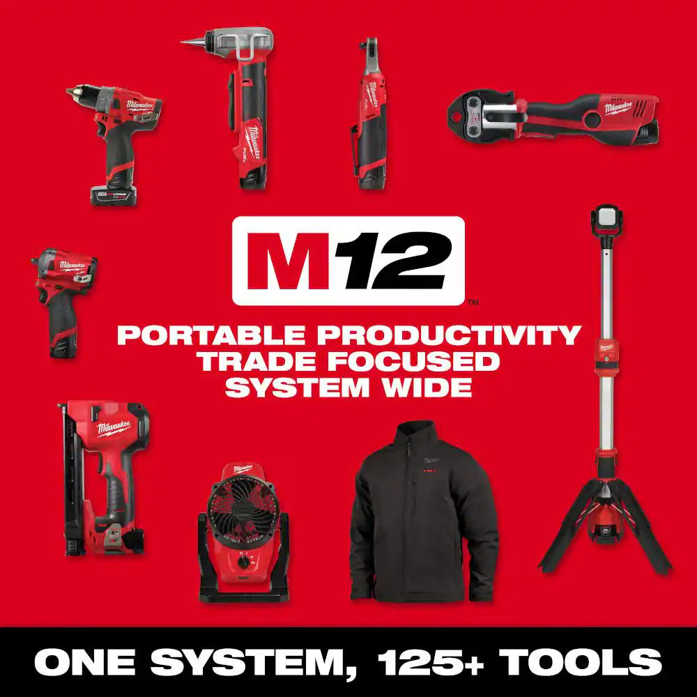 M12 FUEL 12-Volt Lithium-Ion Brushless Cordless Hammer Drill & Impact Driver Combo Kit (2-Tool) with Bit Set (45-Piece)