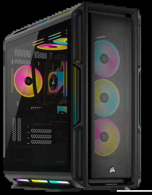 Load image into Gallery viewer, VENGEANCE I8200 Icue Link Edition Gaming PC - Liquid Cooled Intel Core I9 14900KF CPU - NVIDIA Geforce RTX 4090 Graphics - 64GB  DOMINATOR TITANIUM RGB DDR5 Memory
