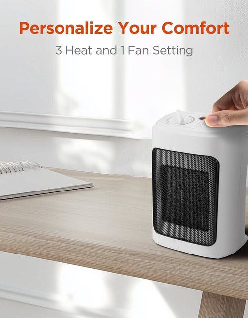 Load image into Gallery viewer, 1500W Ceramic Fan-Forced Electric Space Heater, White, New, WSH10C2AWW
